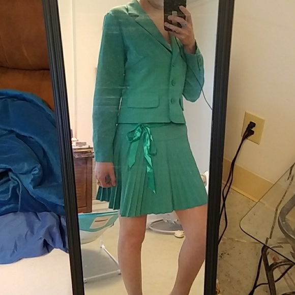 Blush Dresses & Skirts - Skirt & Blazer Set
